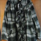 FASHIONABLE CHIC STYLE BLACK & GREY WOMEN'S JACKET JOIT BRAND SIZE LARGE