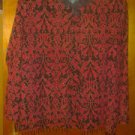 dress barn v pretty twin top for women  size 22/24