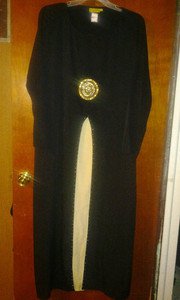 Islamic. Attire silk abaya v pretty v soft size X L
