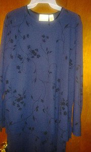 Emma & James v pretty two pc dress & blouse fore women size X L