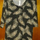 East 5 th spandex blouse so pretty for women size2 X