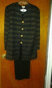 Studio v pretty lace pants suit for women size18