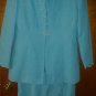 Club-. G Lo 55%. Linen 3 pc v pretty skirt suit size12