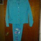 Gepetto. Cotton   &spandex. V cute suit for woman jeans.size. M