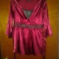 Slik blouse with beads. In chest beautiful top size. M