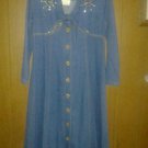 Junior. Jeans dress with beads for women size M