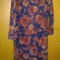 Indian suit 3 pc dress,pants, scarf chiffon size L