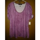 Appropriate stretch  V cute top for woen  size 3xG