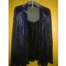 elemeniz v pretty velvet blouse with sparkle evening dress for women size XL
