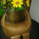 Fashion handbag golden very cute purse for women two pc