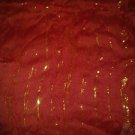 V pretty scarf. Hijab u can uses for many things it is orangewith golden thread