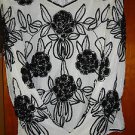 dressey blouse for night evening for weddings  LE SLIE FAY Brand  100% silk S L