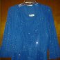 Dressbarn dress for woman pretty blouse two pic with sparkle size large