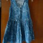 CASUAL GLITTERY JEANS STYLE V-NECK GIRLS DRESS SIZE 5- 8