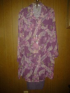 Blisabell. Williams V pretty set blouse & pants matching for women size 2XL