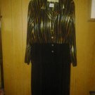 Studio v pretty suit dress 2pc with sparkle for women size 32 W