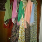 Abaya or esdal v esy to wear no scarf no pins free size fit 2X to 4X 100% cotton