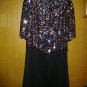 Carina v pretty chiffon evening dress with beads sparkle for women size 6 X
