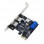 SEDNA - PCI Express USB 3.0 4 Port Adapter ( 2External + 2 Port Internal with 20 Pin connector )