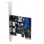 SEDNA - PCI Express USB 3.0 4 Port Adapter ( 2External + 2 Port Internal with 20 Pin connector )