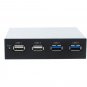 SEDNA - 2 Port USB 3.0 + 2 Port USB 2.0 3.5" Floppy Bay Front Panel
