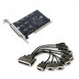 SEDNA - PCI 8 x RS232 Serial Ports Adapter Card ( With 8 Ports Octopus cable )