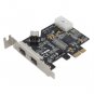SEDNA - PCI-Express Low Profile IEEE 1394b FireWire 3 Port Card ( 2 E 1I )
