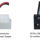 SEDNA - 10 Port USB 2.0 Internal Hub ( Floppy bay ) - SE-USB-IHUB-100