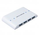 SEDNA - USB 3.0 4 Port Hub ,slim portable design ( White) - no AC/DC adapter