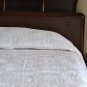 White Double-bed Bedspread in Applique