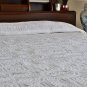 White bedspread  Single-bed Bedspread with Applique