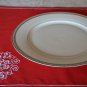 Red placemats Cloth place mats decorative design Embroidered medallion