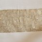 Champagne Beige Table Runner with copper color sequence and beads