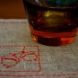 Linen Bar Napkins with Sashiko Embroidery