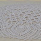 Round White Crochet Placemats - Handmade Crochet placemats