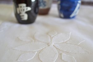 White dinner napkins Applique cloth napkins Holiday table