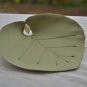 Green Leaf Coasters with beads - Drink Coasters - Beverage Coasters - Set of 4
