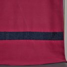 Rio Red Table Runner with Black Beads Handmade