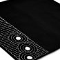 Ryoan ji (Zen garden)- Placemats in Linen Blend with Sashiko Hand Embroidery in white-set of 4