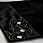 Ryoan ji (Zen garden)- Placemats in Linen Blend with Sashiko Hand Embroidery in white-set of 4