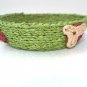 Pineapple fiber baskets bowls set of 2