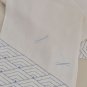 Table runner with sashiko embroidery in blue Handmade tablerunner Japanese embroidery table linen