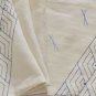 Table runner with sashiko embroidery in blue Handmade tablerunner Japanese embroidery table linen