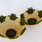 Fruit baskets bowls set of 2