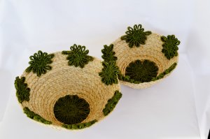 Fruit baskets bowls set of 2
