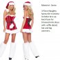 Sexy 3 Piece Naughty Santa Christmas Costume