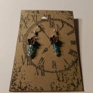 Blue and flower beads