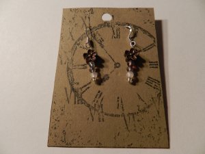Purple and flower beads