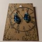 Blue Rodelle beads with blue square beads