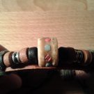 Adjustable leather bracelet
